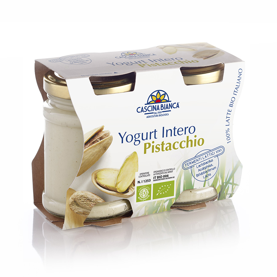 CascinaBianca Yogurt Intero Biologico 250g Pistacchio