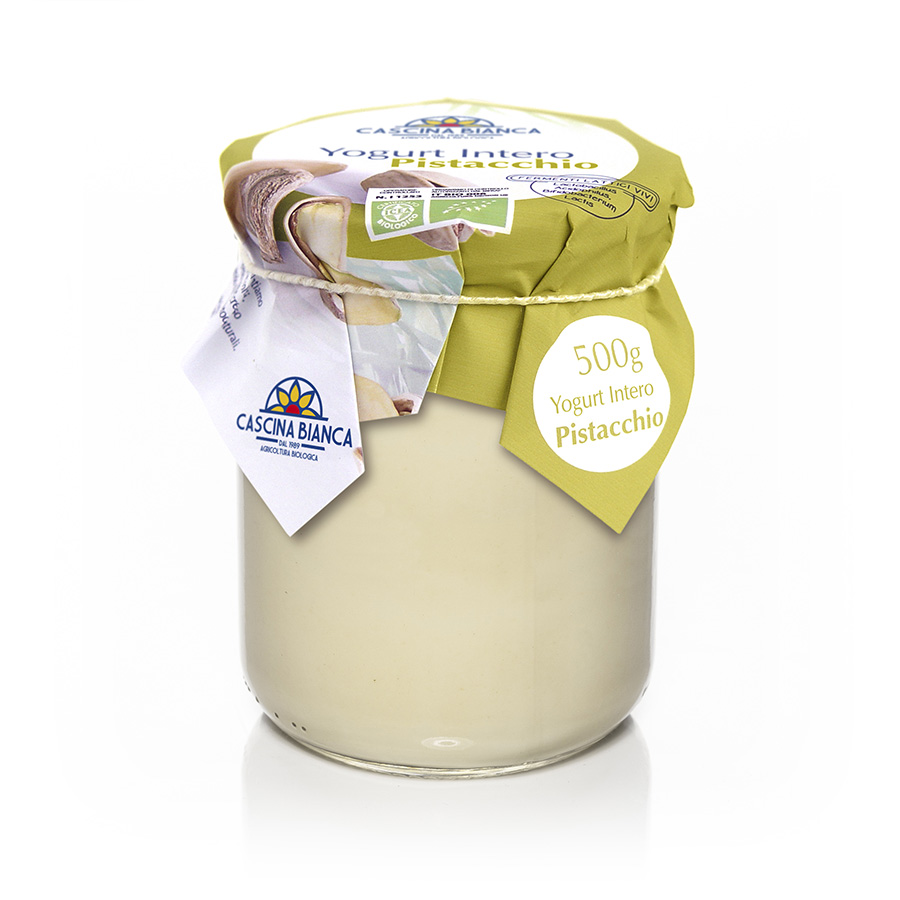 CascinaBianca Yogurt Intero Biologico 500g Pistacchio