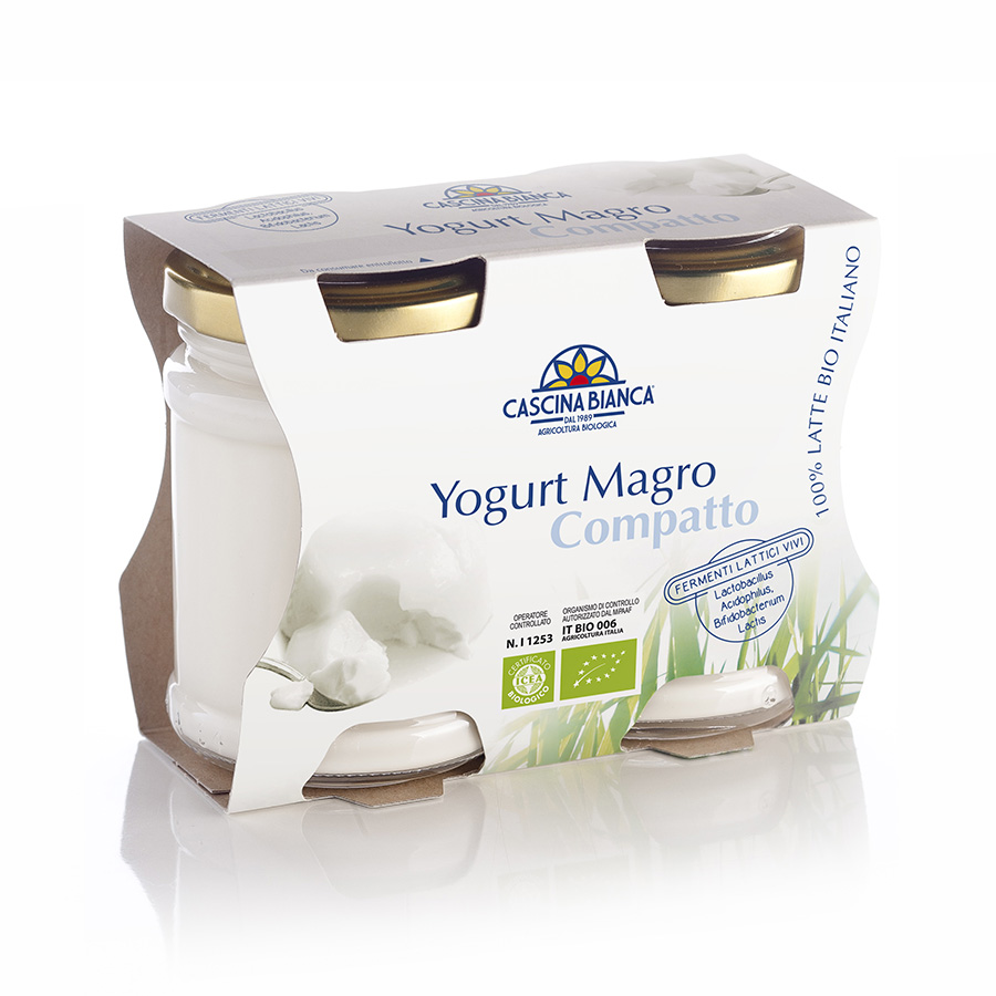CascinaBianca Yogurt Magro Biologico 250g Compatto