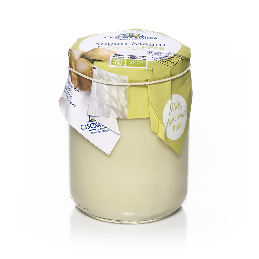 CascinaBianca Yogurt Magro Biologico 500g Pera