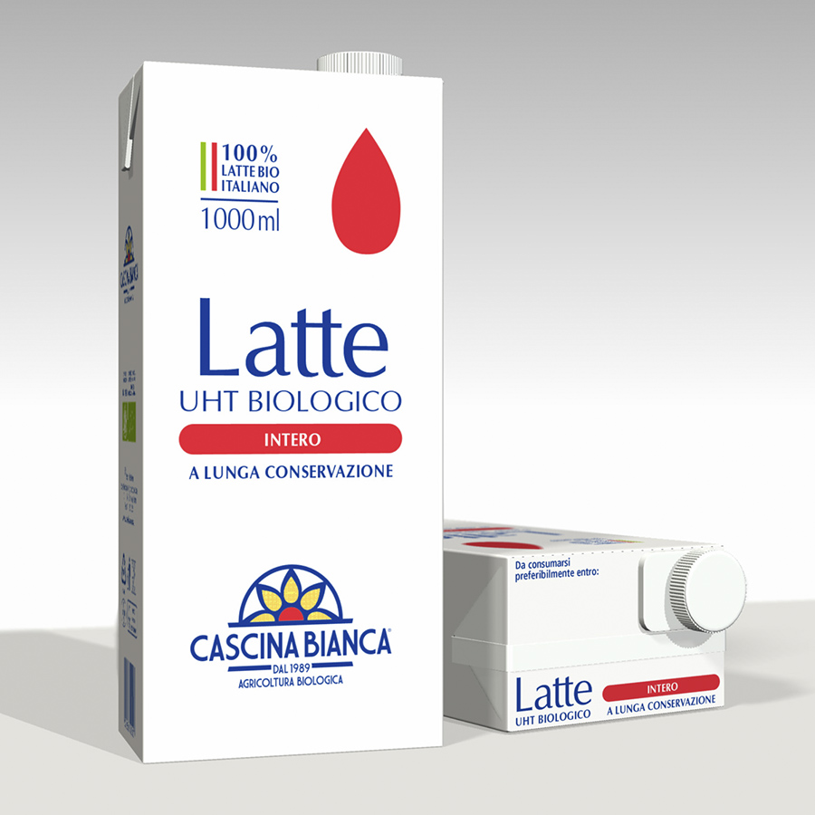 CascinaBianca Latte UHT Biologico Intero