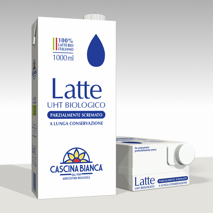 CascinaBianca Latte UHT Biologico Parzialmente Scremato