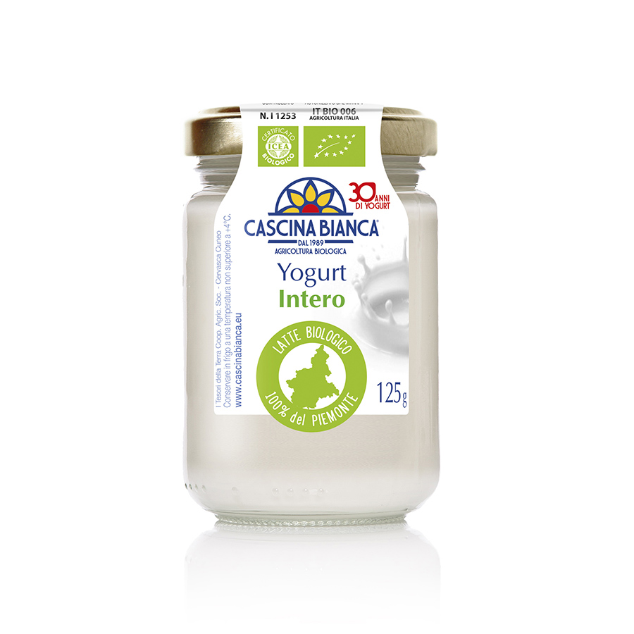 CascinaBianca Piemonte 125g Yogurt intero 900