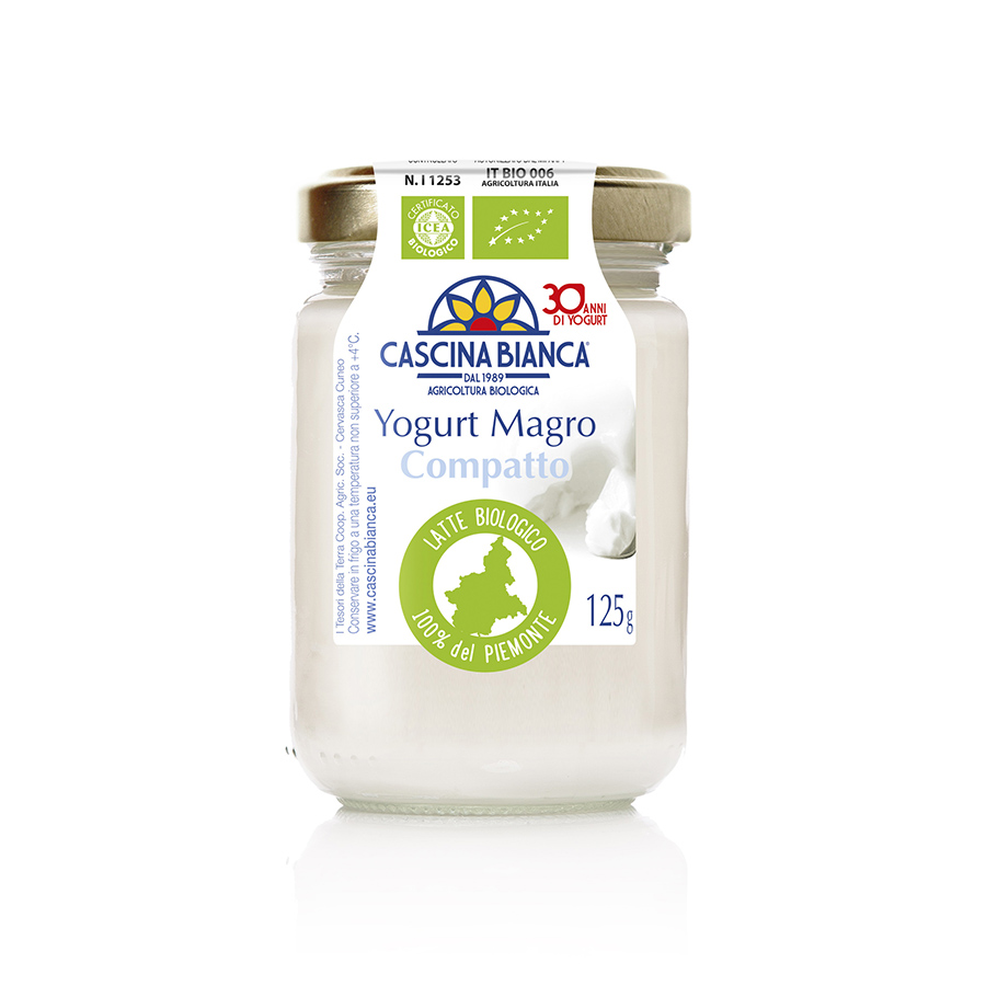 CascinaBianca Piemonte 125g Yogurt magro compatto 900